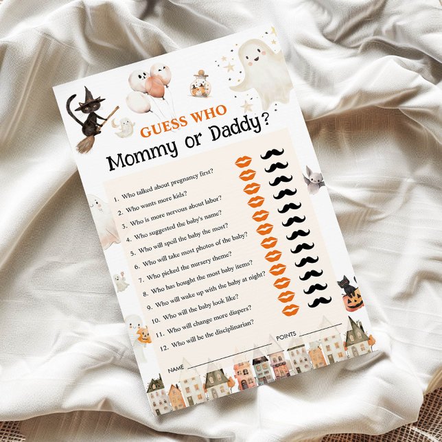 Mommy oder Daddy, Halloween Guest Who Game (Von Creator hochgeladen)