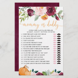 Mommy oder Daddy Wild Fall Blumenkürbis