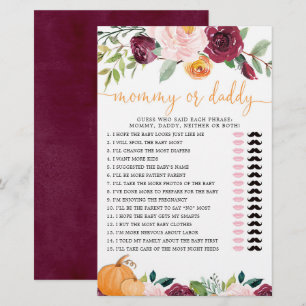 Mommy oder Daddy Wild Fall Blumenkürbis