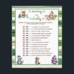 Mommy oder Daddy Winter Christmas Baby Shower Game<br><div class="desc">Erleben Sie unsere bezaubernde Weihnachts Theme Baby Shower Collection! Dieses köstliche Sortiment umfasst eine bezaubernde Auswahl an Aquarellbildern, die bezaubernde Tiere in den Kostümen der Santa zeigen, um Ihnen eine skurrile Touch zu bringen. Begegnen Sie unseren zauberhaften Charakter: eine niedliche Maus, ein kuscheliger Bär, ein Sly Fuchs, ein majestätisches Hirsch,...</div>
