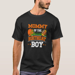 Mommy of the Birthday Boy Football Fußball-Thema B T-Shirt