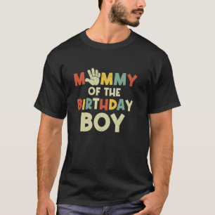 Mommy of the Birthday Boy Hi 5 Jahre alt Tag T-Shirt