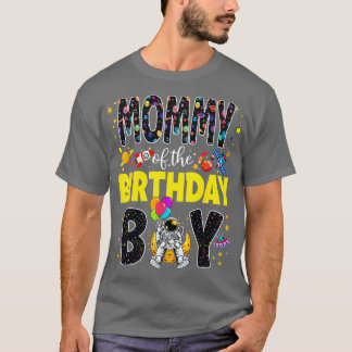 Mommy of the Birthday Boy Mama 2. Weltraumausgang T-Shirt