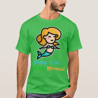 Mommy of the Birthday Mermaid 37 T-Shirt