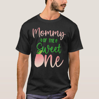 Mommy of the Birthday One Peach 1st Summer Frucht T-Shirt