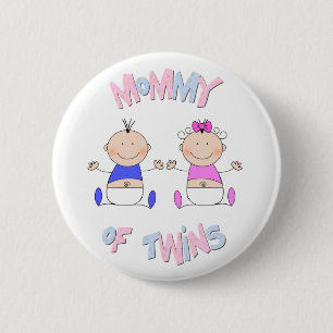 Mommy of Twins Button