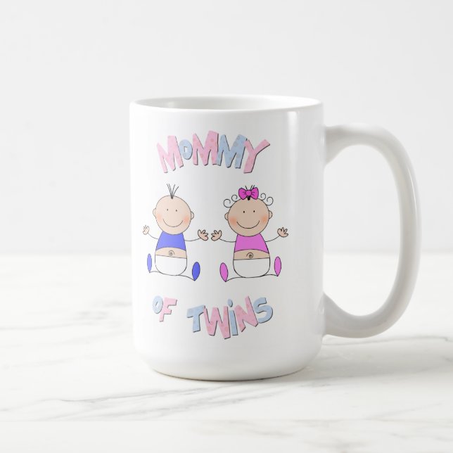 Mommy of Twins Kaffeetasse (Rechts)