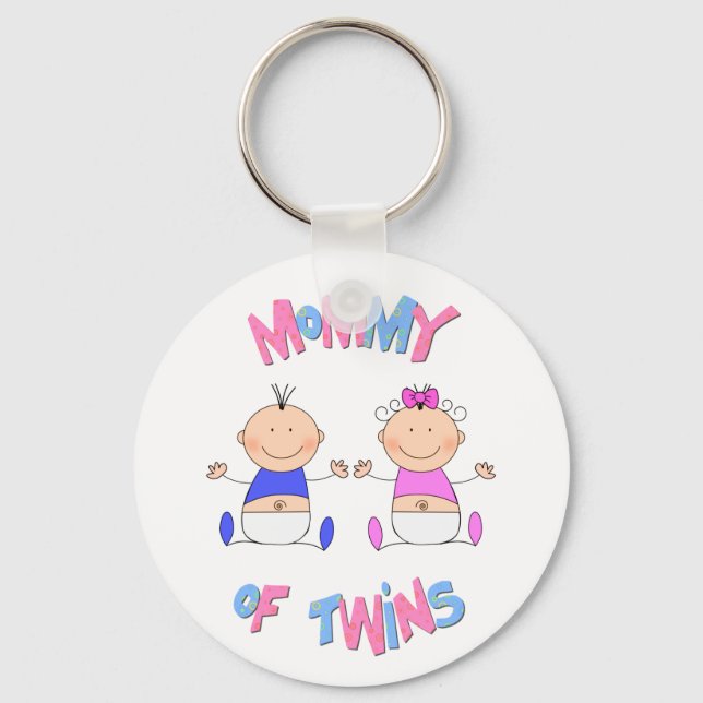 Mommy of Twins Schlüsselanhänger (Vorderseite)