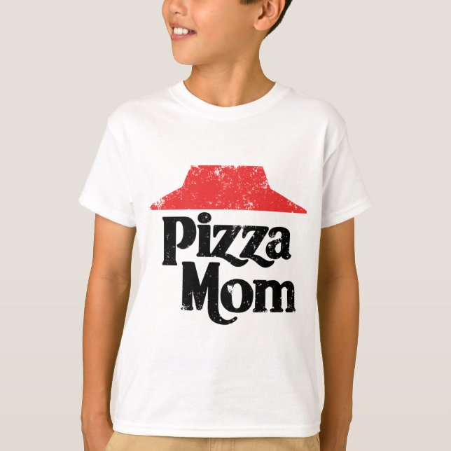 Mommy Pizza Koch Funny Food Pub T-Shirt (Vorderseite)