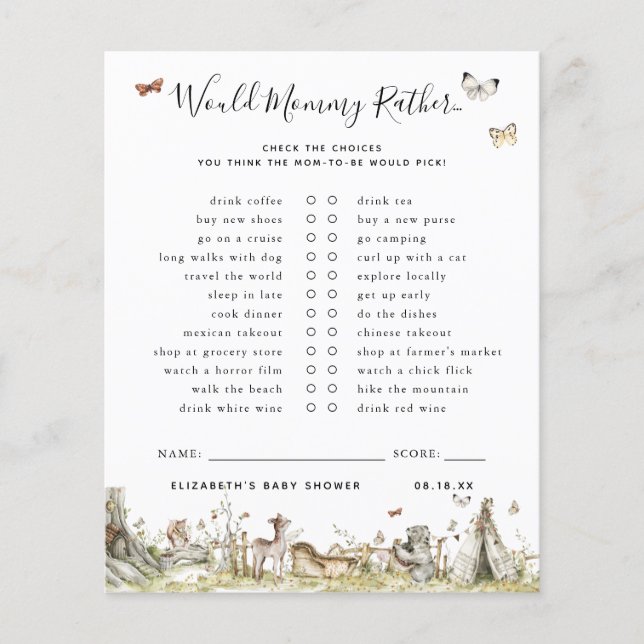 Mommy Rather | Baby Showspiel (Vorderseite)