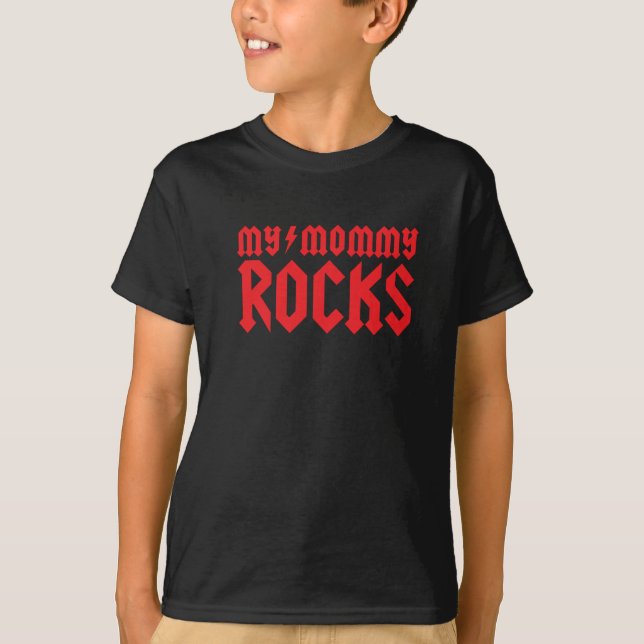 mommy rocks T-Shirt (Vorderseite)