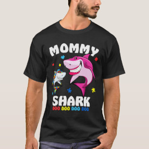 Mommy Shark Autism Awareness Gift - von T-Shirt