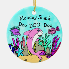 Mommy Shark Familie Weihnachtsschmuck