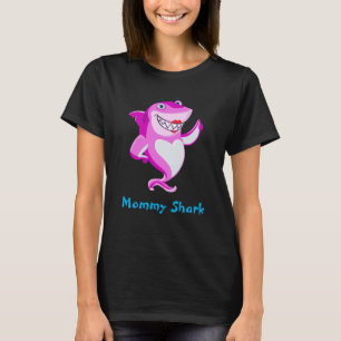 Mommy Shark Funny Personalisiert T-Shirt