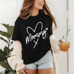 Mommy Simple Modern Script Typografy Heart Tri-Blend Shirt<br><div class="desc">Mommy Simple Modern Script Typografy Heart Women's Fashion T - Shirt Top enthält den Text "Mommy" in einer lustigen modernen Drehbücher Typografie Akzente niedliche Herzen. Perfekt als Geschenk für Mama zum Geburtstag,  Weihnachten,  Muttertag und vieles mehr. Von Evco Studio entworfen www.zazzle.com/store/evcostudio</div>