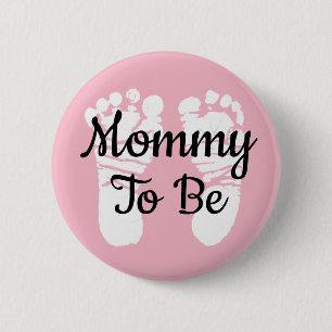 Mommy to be Baby Shower Button
