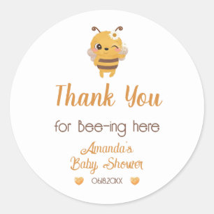 Mommy to be Baby Shower Vielen Dank Runder Aufkleber
