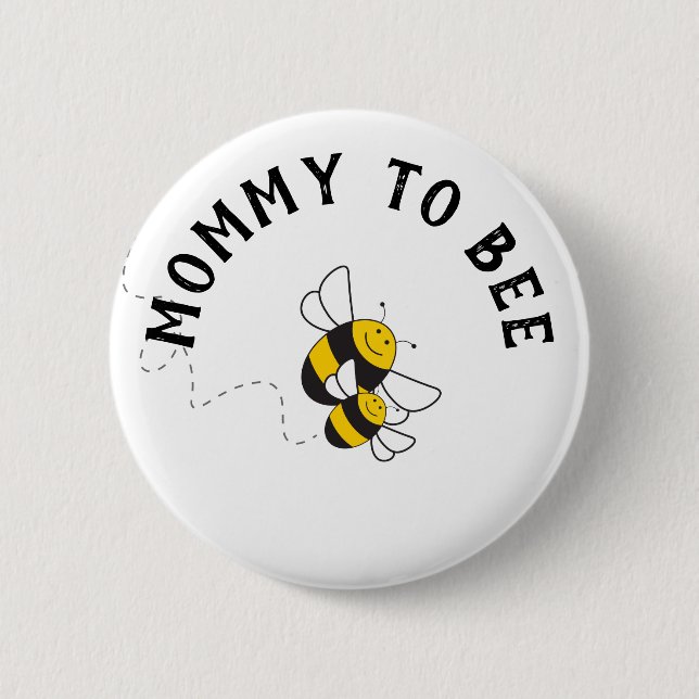 Mommy to be button für Hummeldusche (Vorderseite)