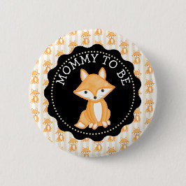 Mommy to be Button Woodlands Theme
