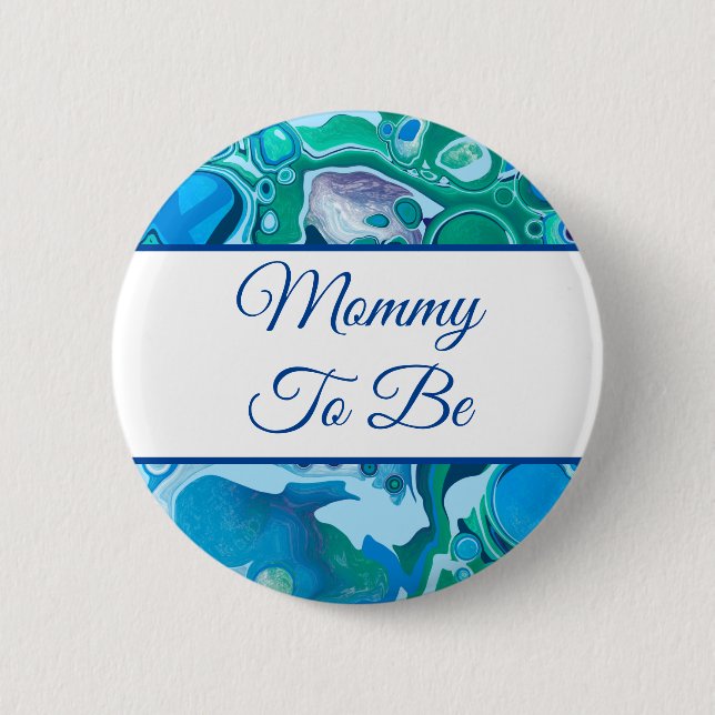 Mommy to be | Kinderdusche Button (Vorderseite)