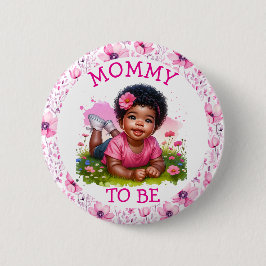Mommy to be | Mädchendusche Button