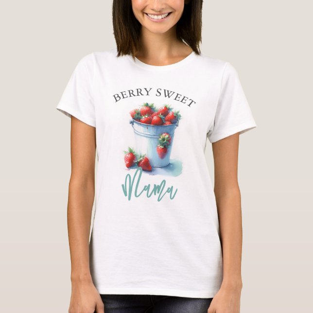 Mommy to be Shirts Berry Sweet Mama (Vorderseite)