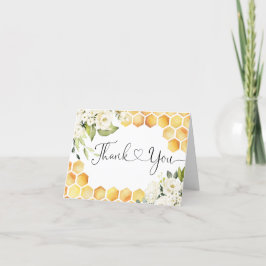 Mommy to Bee Baby Shower Danke Karte