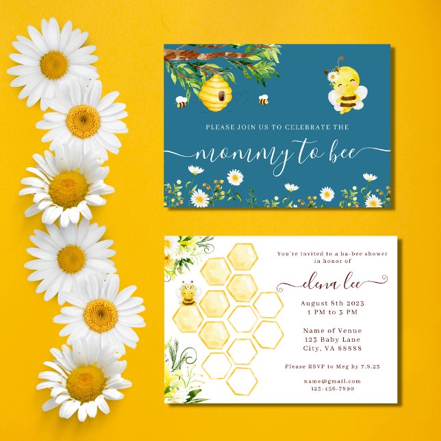 Mommy to Bee Baby shower Invitation (Créateur téléchargé)