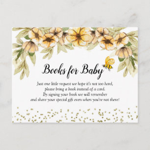 Mommy to Bee Books for Baby Card Einladungspostkarte
