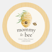 Mommy To Bee Gestreifte Gelbe Honigbiene Baby Show
