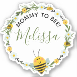 Mommy to Bee Hübsche Bee Baby Dusche Aufkleber