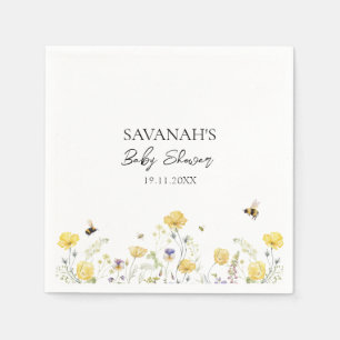 Mommy to Bee Wildblume Babydusche Serviette