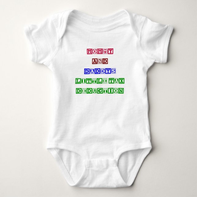 Mommy und Daddys kleine Steuerermäßigung Baby Strampler (Vorderseite)