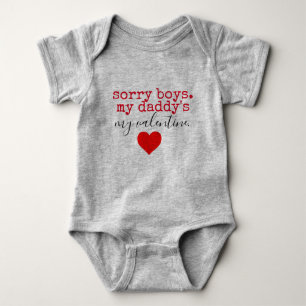 Mommy Valentine Baby Strampler