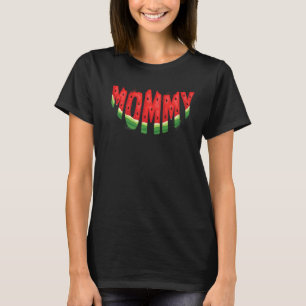 Mommy Watermelon Summer Fruit Family Matching Birt T-Shirt