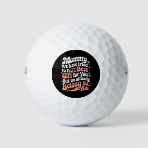 Mommy wir haben versucht, das beste Geschenk für S Golfball