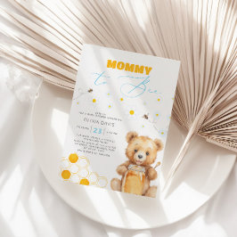 Mommy zu Honey Baby Bear Baby Dusche Einladung