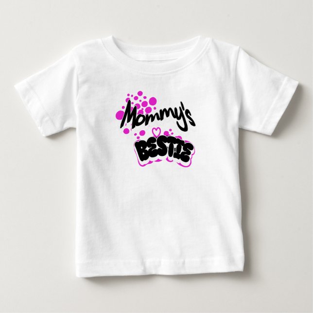 Mommy's bestie baby t-shirt (Vorderseite)