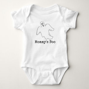 Mommy's Boo Spooky Ghost Geister Funny Halloween Baby Strampler