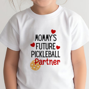 Mommy's Future Pickleball Partner Child Kleinkind T-shirt