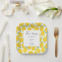 Mommy's Haupt Squeeze Lemon Citrus Baby Dusche