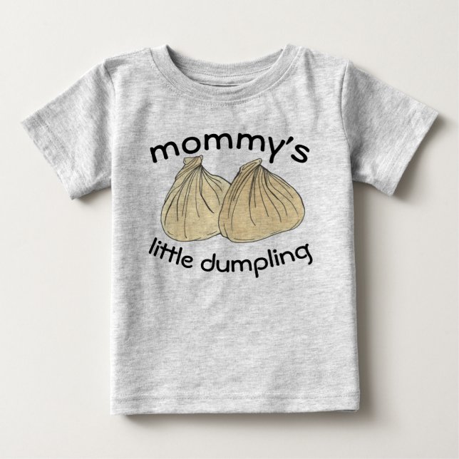 MOMMY'S KLEINE DUMPLING Chinese Food Shumai Baby T-shirt (Vorderseite)