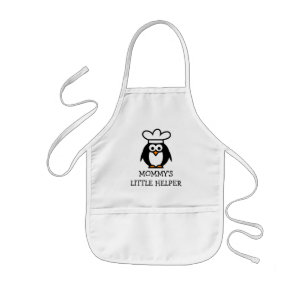 Mommys kleine Helfer Penguin-Küchen-Schürze für Kinderschürze
