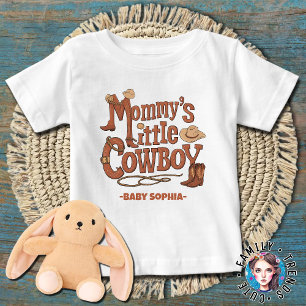 Mommy's kleiner Cowboy Baby T-shirt