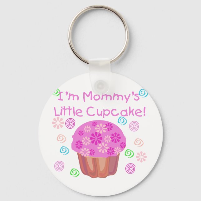 Mommy's kleiner Cupcake Schlüsselanhänger (Vorderseite)