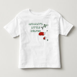 Mommy's kleiner Helfer Lady Bug cooles benutzerdef Kleinkind T-shirt