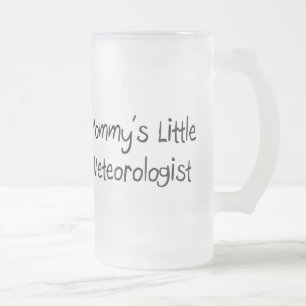 Mommys kleiner Meteorologe Mattglas Bierglas