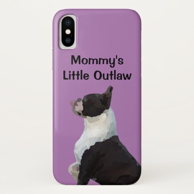 Mommy's kleiner Outlaw Dog Phone Case (Rückseite)