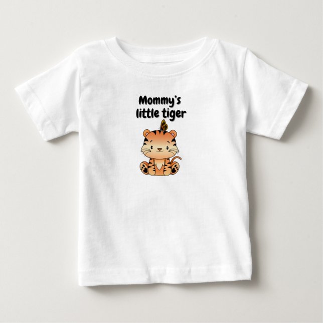 Mommy's kleiner Tiger Baby T-shirt (Vorderseite)