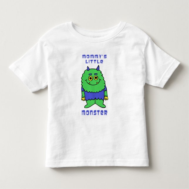 Mommy's Kleines Monster Kleinkind T-shirt (Vorderseite)